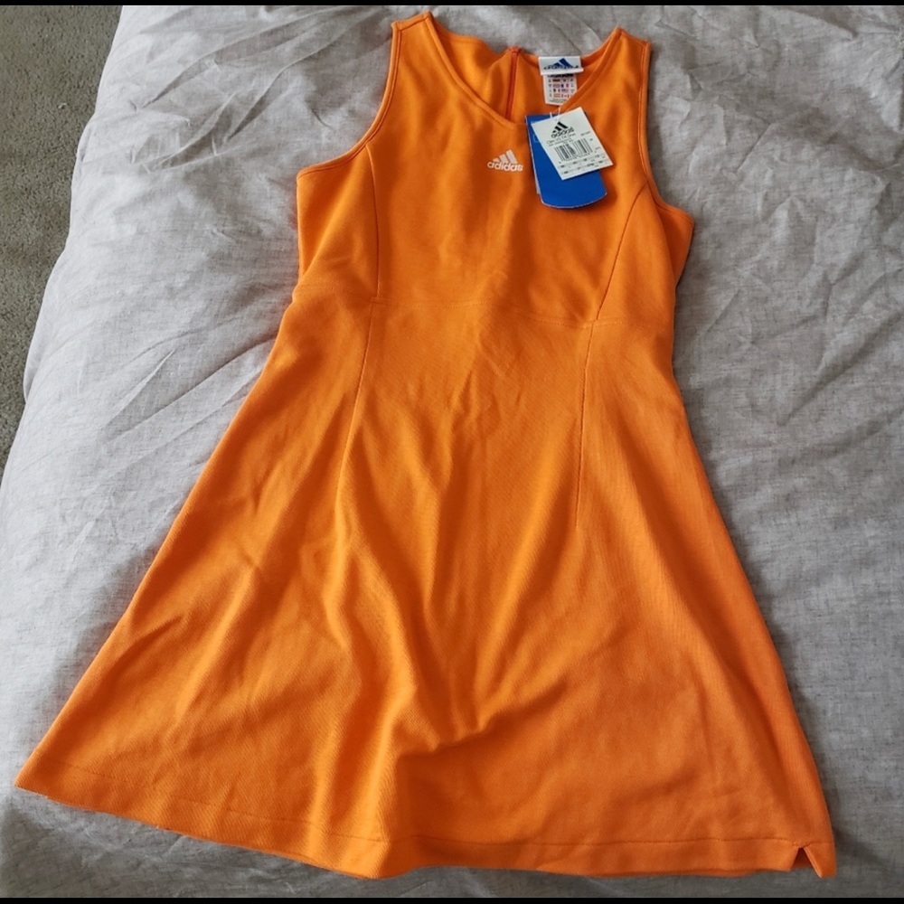 Adidas Orange Tennis Dress